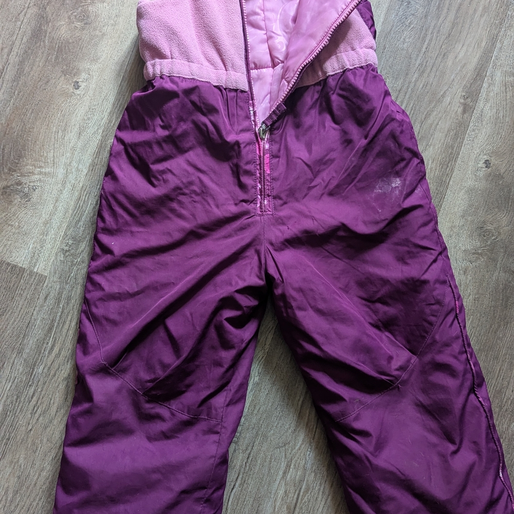 Stylish Zero Exposure Kids Plum Snowpants 4t
